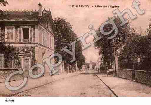 Ville de RAINCY(LE), carte postale ancienne