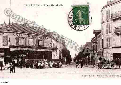 Ville de RAINCY(LE), carte postale ancienne