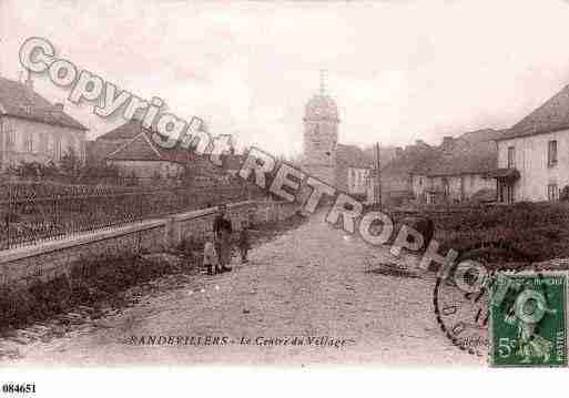 Ville de RANDEVILLERS, carte postale ancienne