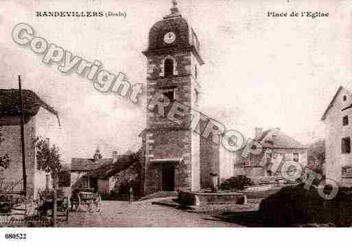 Ville de RANDEVILLERS, carte postale ancienne