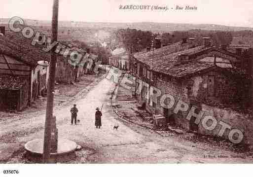 Ville de RARECOURT, carte postale ancienne