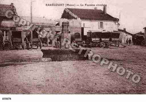 Ville de RARECOURT, carte postale ancienne