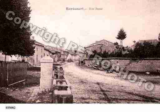 Ville de RARECOURT, carte postale ancienne