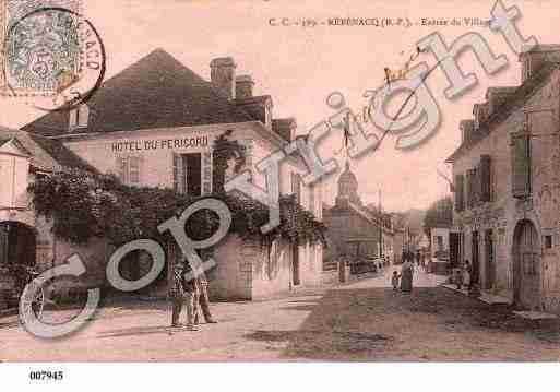 Ville de REBENACQ, carte postale ancienne