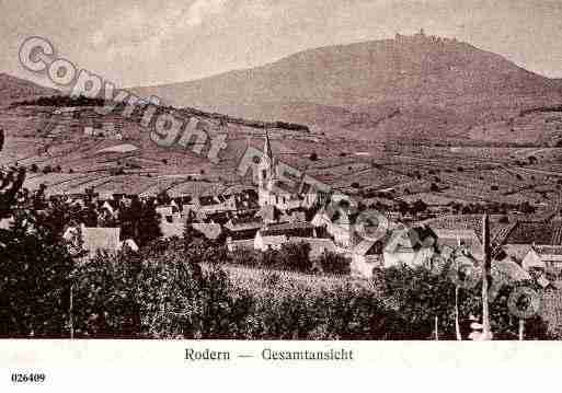 Ville de RODERN, carte postale ancienne