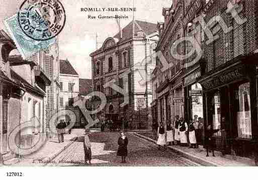 Ville de ROMILLYSURSEINE, carte postale ancienne