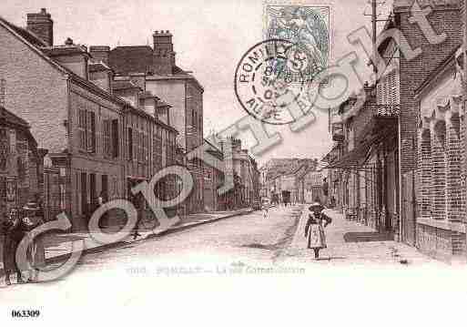 Ville de ROMILLYSURSEINE, carte postale ancienne