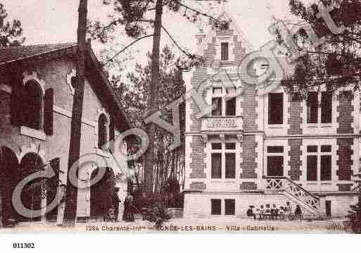 Ville de RONCELESBAINS, carte postale ancienne