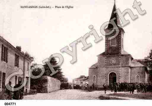 Ville de SAINTAIGNANGRANDLIEU, carte postale ancienne