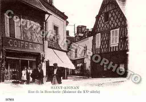 Ville de SAINTAIGNAN, carte postale ancienne