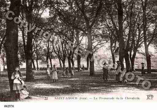 Ville de SAINTAMOUR, carte postale ancienne