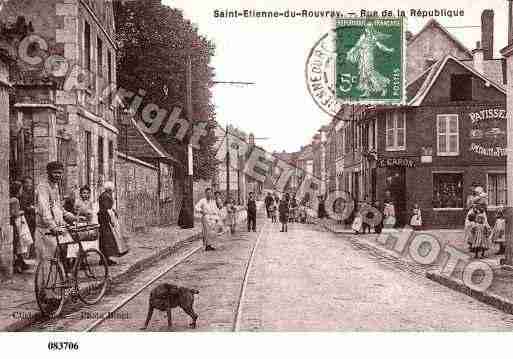 Ville de SAINTETIENNEDUROUVRAY, carte postale ancienne