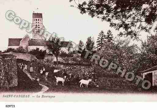 Ville de SAINTFARGEAUPONTHIERRY, carte postale ancienne