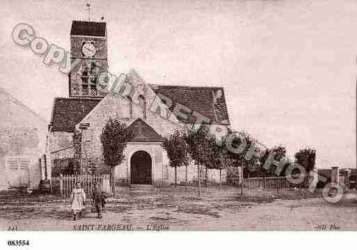 Ville de SAINTFARGEAUPONTHIERRY, carte postale ancienne