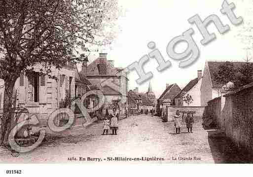 Ville de SAINTHILAIREENLIGNIERES, carte postale ancienne