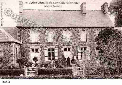 Ville de SAINTMARTINDELANDELLES, carte postale ancienne