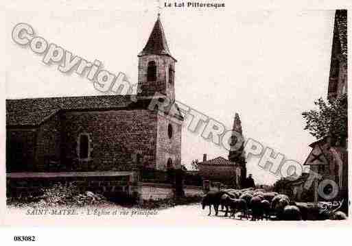 Ville de SAINTMATRE, carte postale ancienne