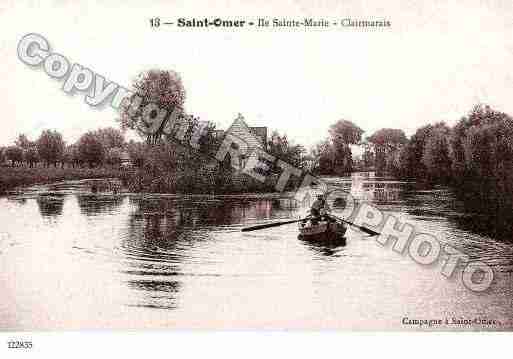 Ville de SAINTOMER, carte postale ancienne