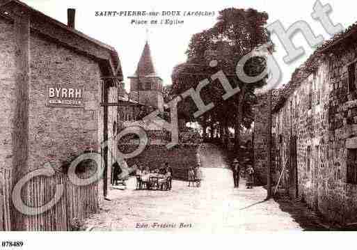 Ville de SAINTPIERRESURDOUX, carte postale ancienne