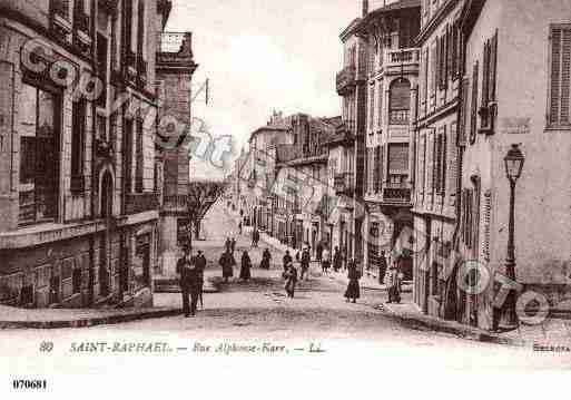 Ville de SAINTRAPHAEL, carte postale ancienne