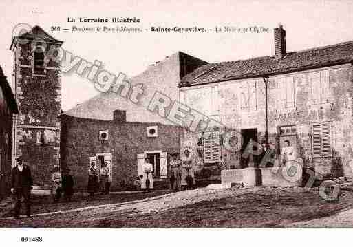 Ville de SAINTEGENEVIEVE, carte postale ancienne