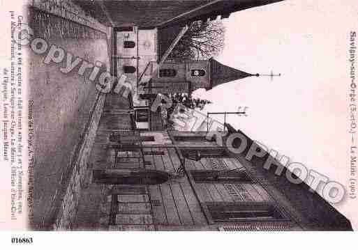 Ville de SAVIGNYSURORGE, carte postale ancienne