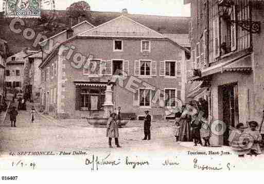 Ville de SEPTMONCEL, carte postale ancienne