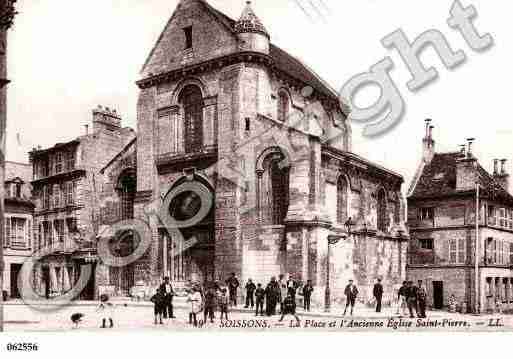 Ville de SOISSONS, carte postale ancienne