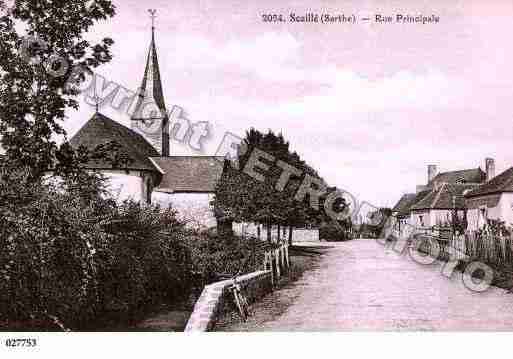 Ville de SOUILLE, carte postale ancienne