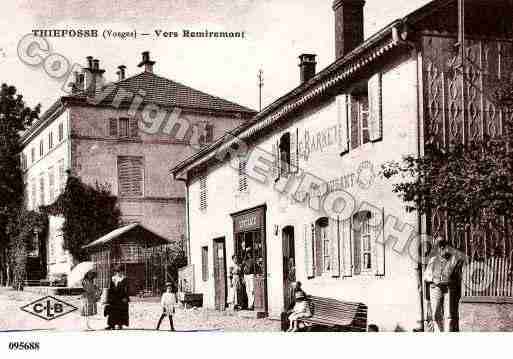 Ville de THIEFOSSE, carte postale ancienne Ville de THIEFOSSE, carte postale ancienne