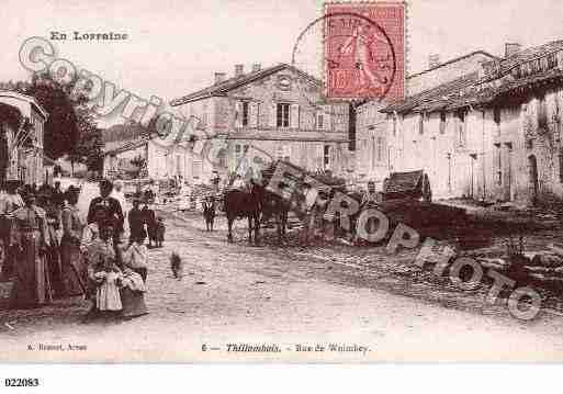 Ville de THILLOMBOIS, carte postale ancienne