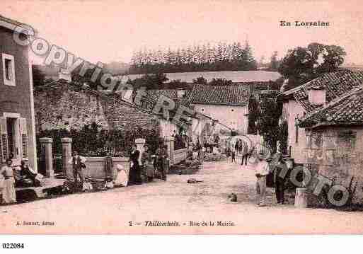 Ville de THILLOMBOIS, carte postale ancienne