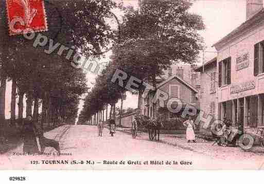 Ville de TOURNANENBRIE, carte postale ancienne