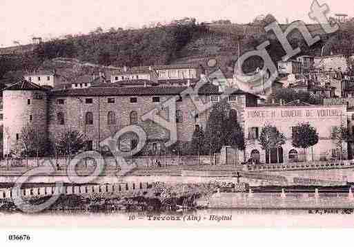 Ville de TREVOUX, carte postale ancienne