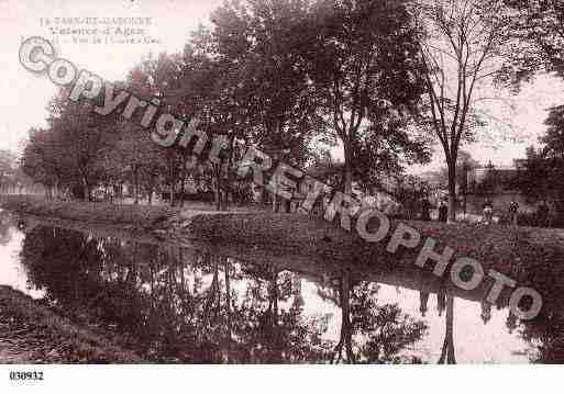 Ville de VALENCED'AGEN, carte postale ancienne