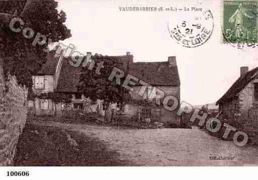 Ville de VAUDEBARRIER, carte postale ancienne