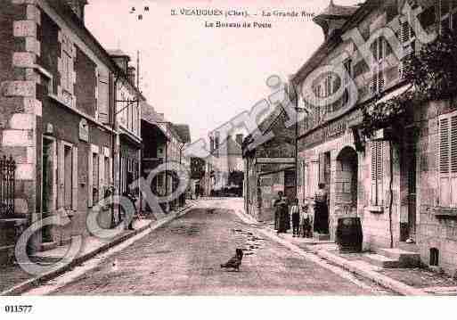 Ville de VEAUGUES, carte postale ancienne