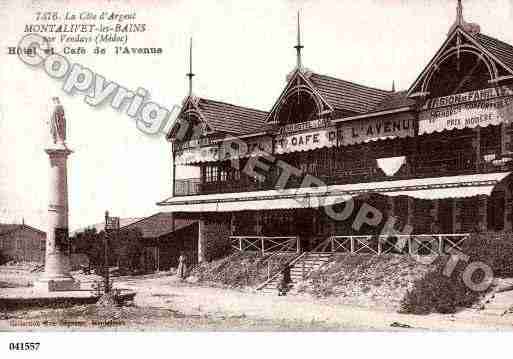 Ville de VENDAYSMONTALIVET, carte postale ancienne