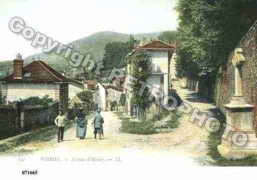 Ville de VOIRON, carte postale ancienne
