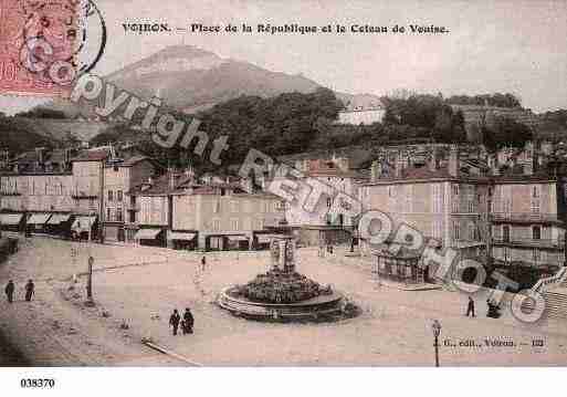 Ville de VOIRON, carte postale ancienne