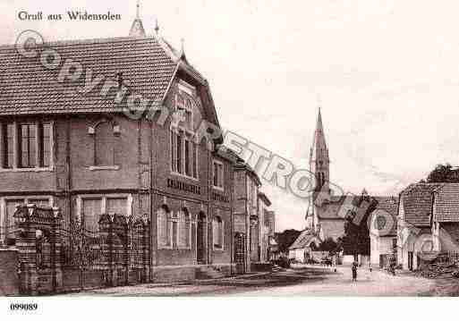 Ville de WIDENSOLEN, carte postale ancienne