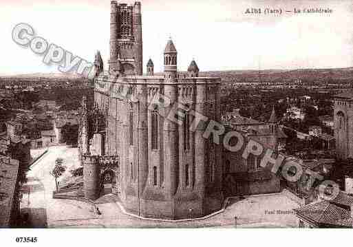 Ville de ALBI, carte postale ancienne