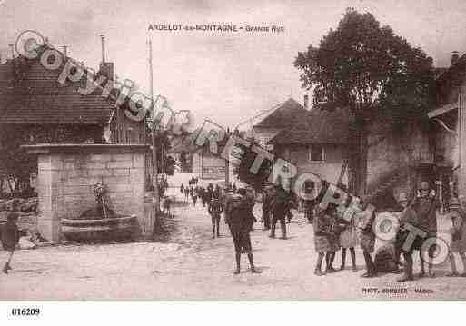 Ville de ANDELOTENMONTAGNE, carte postale ancienne