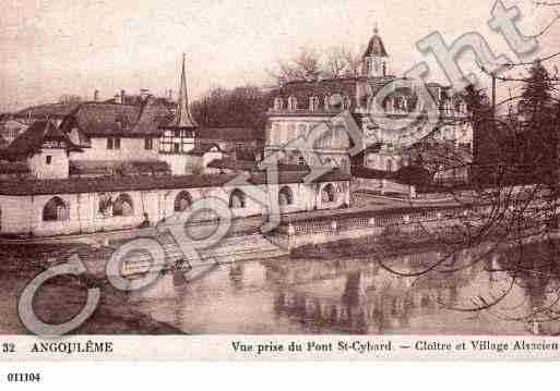 Ville de ANGOULEME, carte postale ancienne