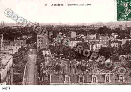 Ville de ASNIERESSURSEINE, carte postale ancienne Ville de ASNIERESSURSEINE, carte postale ancienne