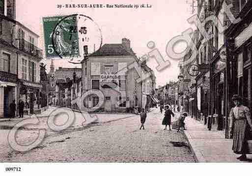 Ville de BARSURAUBE, carte postale ancienne