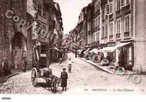 Ville de BAYONNE, carte postale ancienne