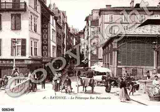 Ville de BAYONNE, carte postale ancienne