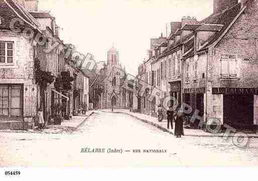 Ville de BELABRE, carte postale ancienne