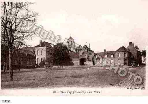 Ville de BEUVRY, carte postale ancienne